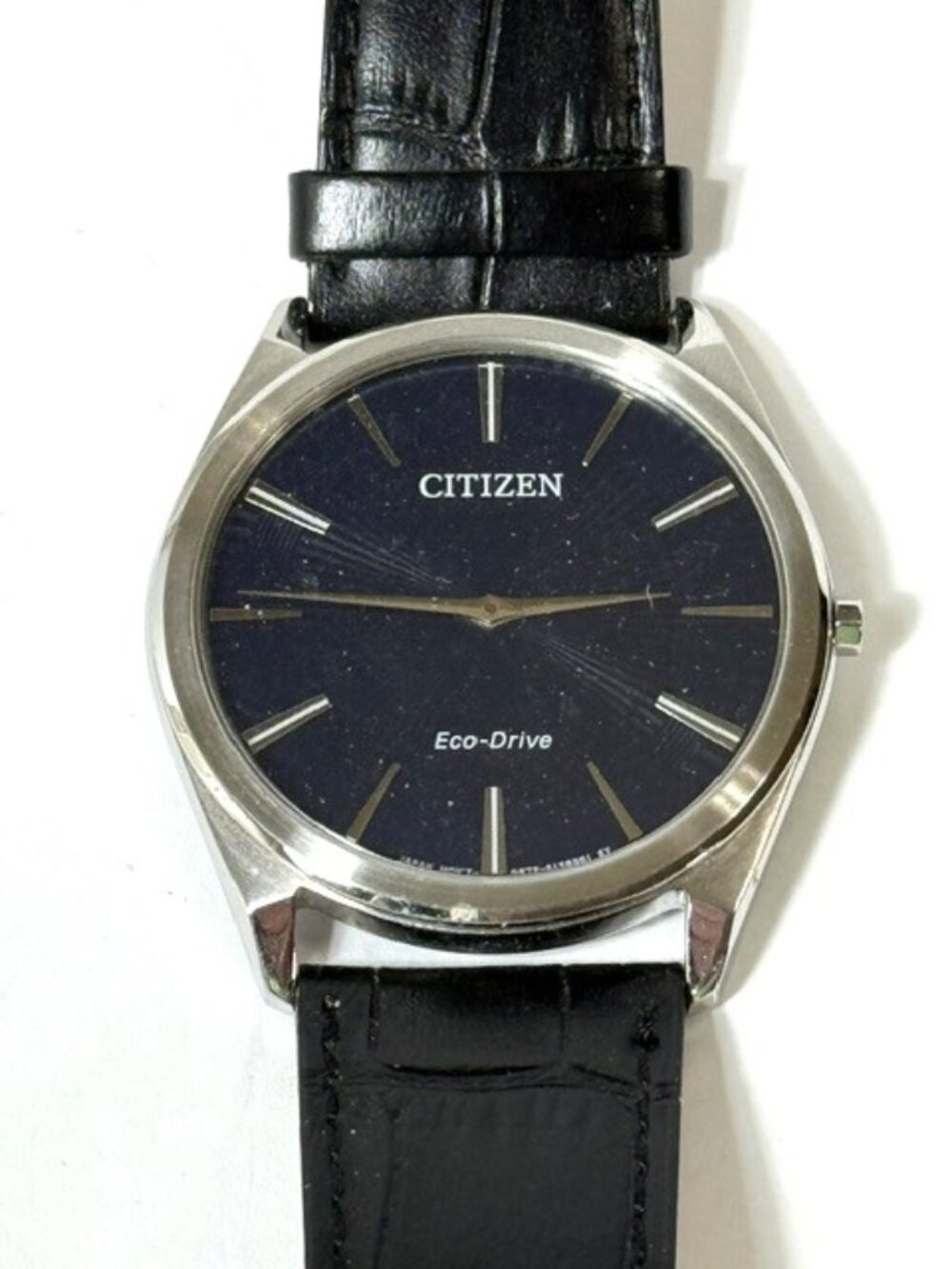 Men's Citizen Sapphire Stiletto Eco-Drive watch.